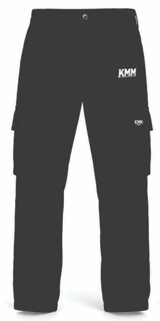 Black KMM cargo trousers